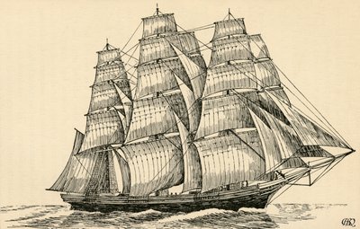 Un clipper à thé - Charles Henry Bourne Quennell
