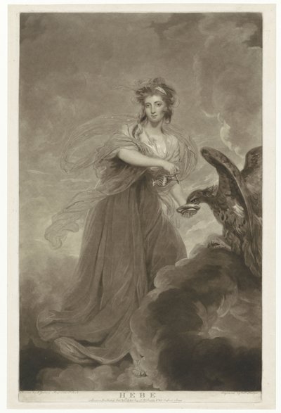 Portrait de Sophie Musters en Hébé - Charles Howard Hodges