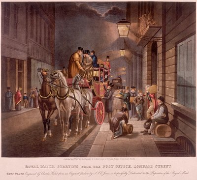 Bureau de poste général, Lombard Street, Londres - Charles Hunt