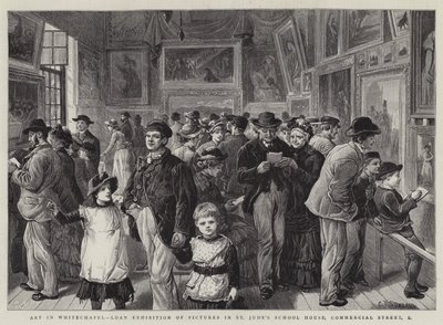 Art à Whitechapel, exposition de prêt de tableaux à l