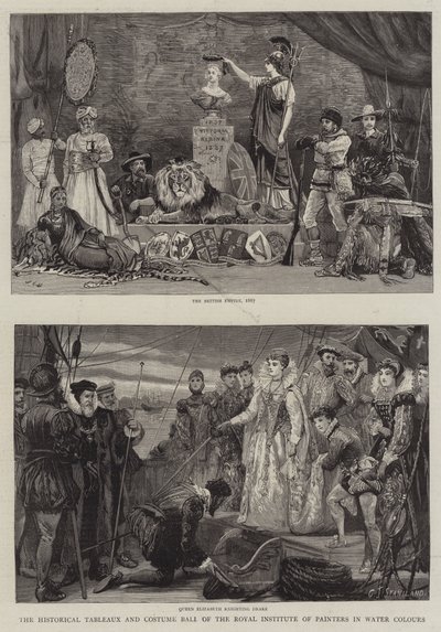 Les tableaux historiques et le bal costumé de l