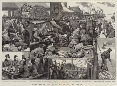 Avec des émigrants de Liverpool au Canada - Charles J. Staniland