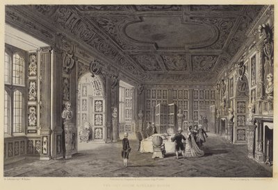 La salle dorée, Holland House - Charles James Richardson