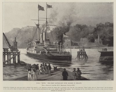 HMS Howe, le premier cuirassé jamais amarré en Irlande - Charles John de Lacy