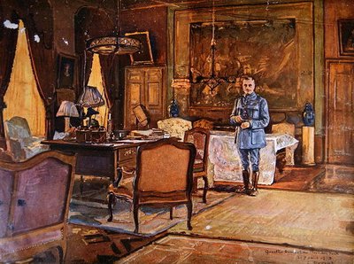 Maréchal Ferdinand Foch dans son quartier général, 7 septembre 1918, Paris - Charles Jules Duvent