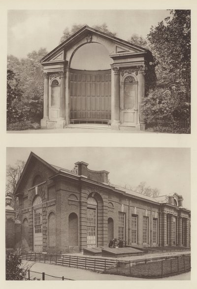 Alcôve et salle de banquet, jardins de Kensington - Charles Latham