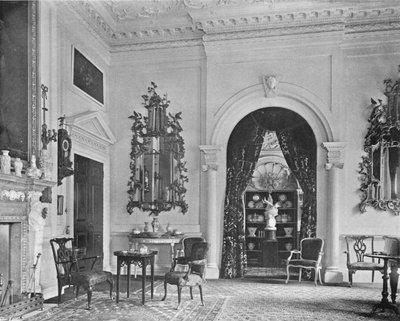 Miroirs Chippendale - Salon blanc - Charles Latham
