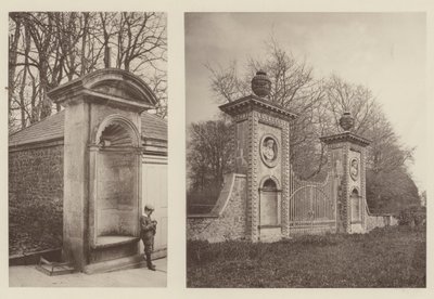 Coleshill, Berkshire, une alcôve, portail à l