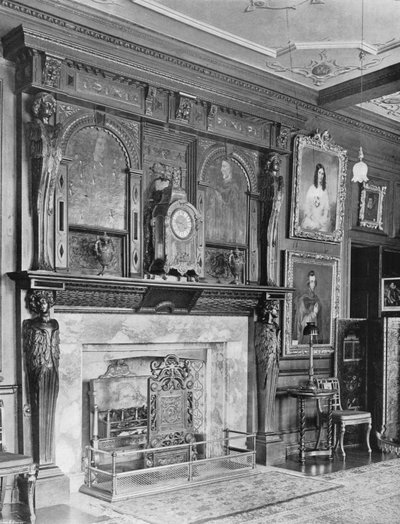 Dans le salon en chêne - Charles Latham