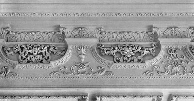 Section de frise, salon ouest - Charles Latham