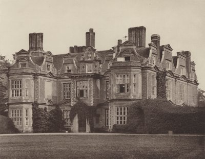 Swateley Hall, Uxbridge, la façade d