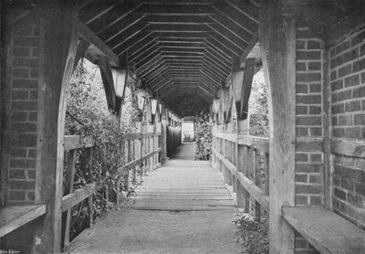 Le chemin couvert sur le pont - Charles Latham