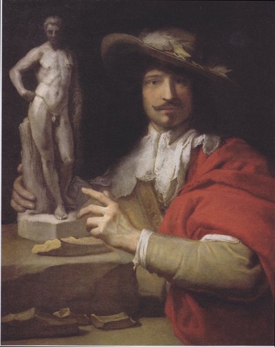 Allemand : Porträt des Bildhauers Nicolas le Brun Portrait du sculpteur Nicolas Le Brun - Charles Le Brun