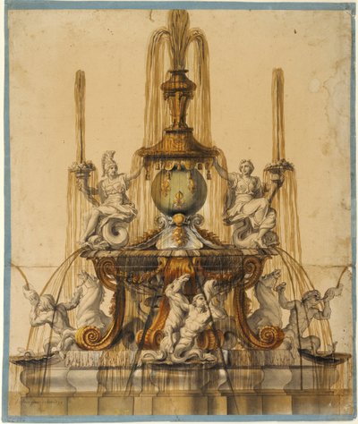 Vorschlag für einen Brunnen in Versailles - Charles Le Brun