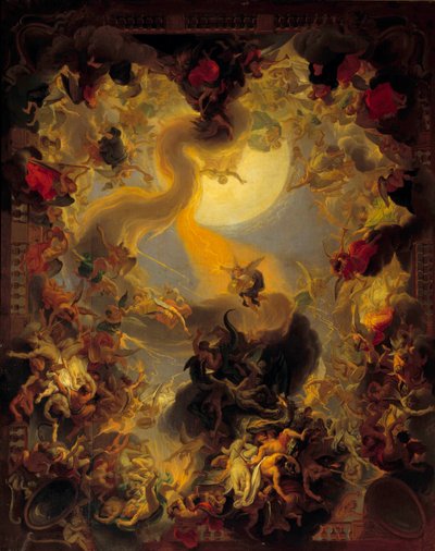 La chute des anges rebelles - Charles Le Brun
