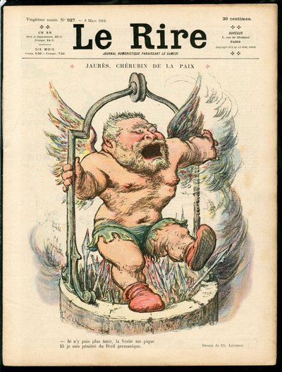 Couverture de "The Laughter", satirique en couleurs - Charles Leandre