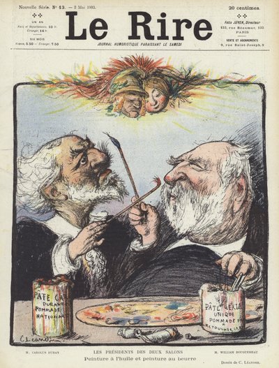 Illustration pour Le Rire - Charles Leandre