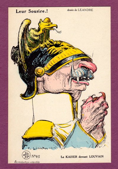 Carte postale, Satirique en Couleurs - Charles Leandre