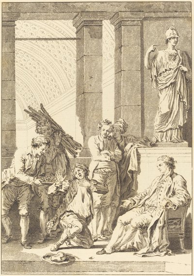 Le paysan - Charles Louis Lingée after Jean Honoré Fragonard