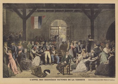 Appel des dernières victimes de la Terreur à la prison de Saint-Lazare - Charles Louis Lucien Muller