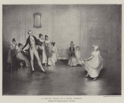 Une leçon de danse - Charles MacIvor or MacIver Grierson