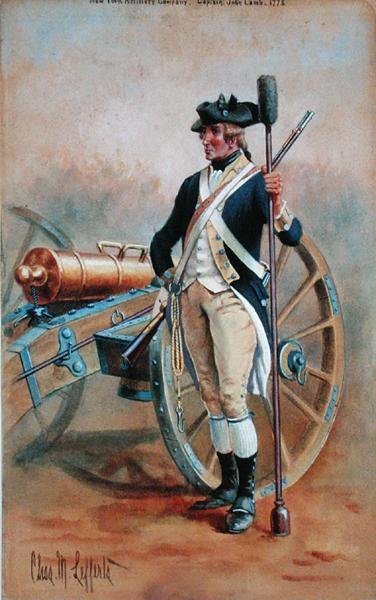 Artilleur, Artillerie de New York - Charles MacKubin Lefferts