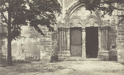 Église de Villeneuve le Comte, Seine-et-Marne, 1862 - Charles Marville