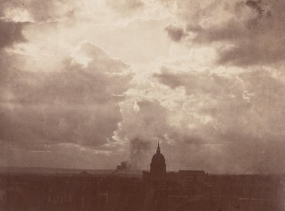 Étude de nuages au-dessus du Panthéon, Paris, 1856 (photo) - Charles Marville
