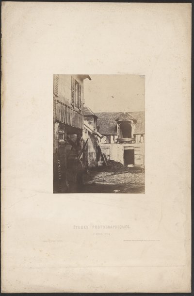 [Cour de ferme] / [Courtyard of a Farmhouse] - Charles Marville