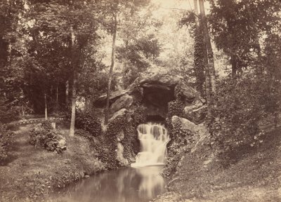 Grotto, Mare aux Biches, Bois de Boulogne,1858–1860 (photo) - Charles Marville