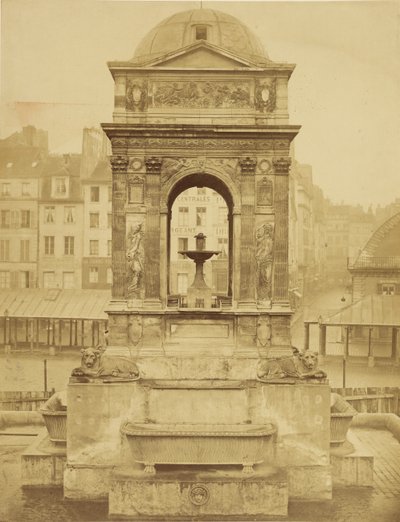 La façade de la fontaine des Innocents, Paris - Charles Marville