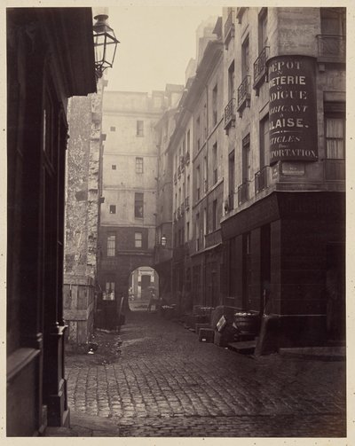 «Rue au Lard», Paris - Charles Marville