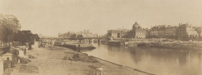 La Seine depuis le Pont du Carrousel en direction de Notre-Dame, 1853 - Charles Marville