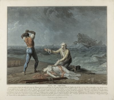 Paul et Virginie - Charles Melchior & Schall Jean (1752-1825) Descourtis