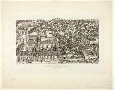 Collège Henry IV (ou Lycée Napoléon), Paris - Charles Meryon