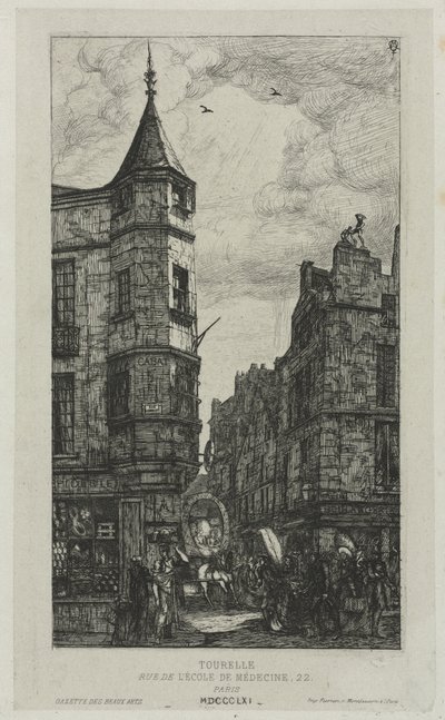 Maison avec une tourelle, n° 22, rue de l