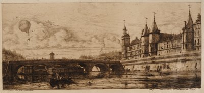 Le Pont au Change, Paris - Charles Meryon