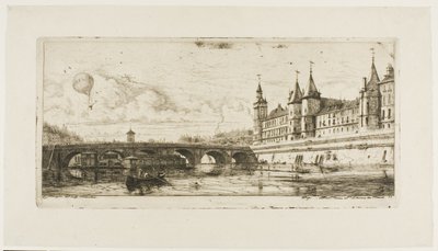 Pont-au-Change, Paris - Charles Meryon
