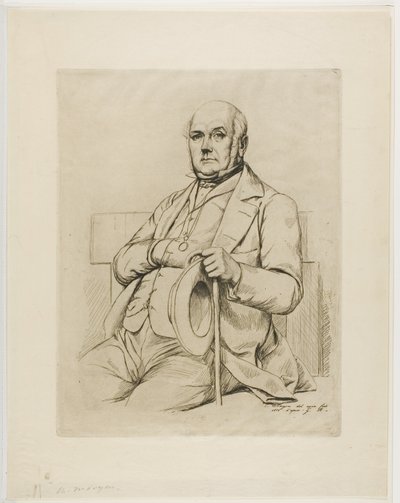 Portrait de Casimir le Comte - Charles Meryon