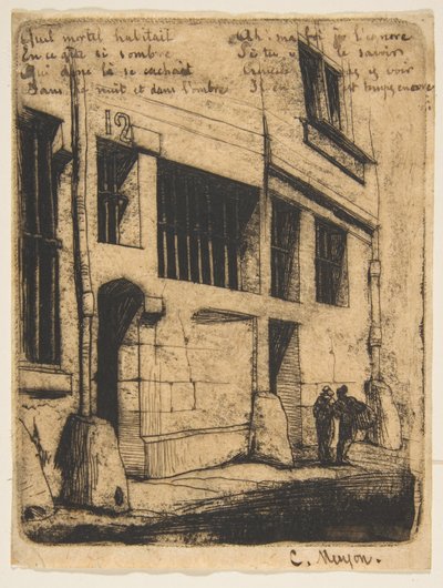 Rue des Mauvais Garçons, Paris - Charles Meryon