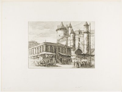 Le Grand Châtelet, Paris, c. 1780, d
