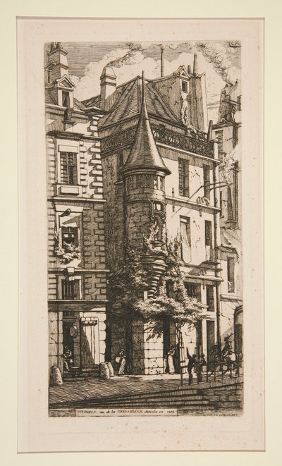 Tourelle, Rue de la Tixeranderie - Charles Meryon