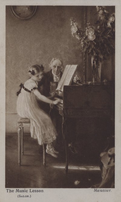 La Leçon de musique - Charles Meunier
