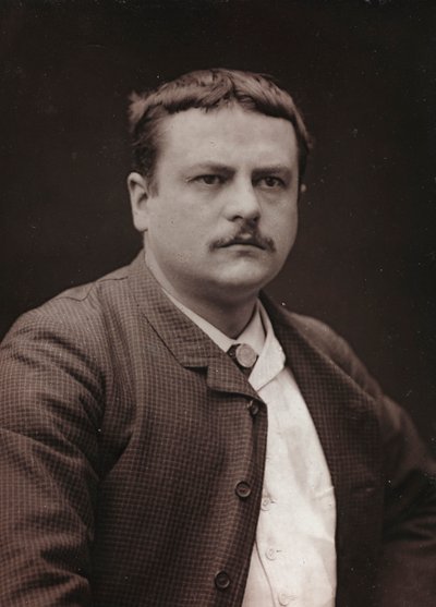Album Artistique et Biographique, 6ème année, Salon 1885; portrait du peintre français Royer Lionel (1852-1926) - Charles Michelez