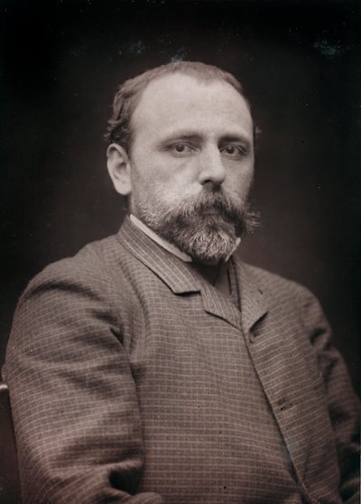 Album Artistique et Biographique, 6ème année, Salon 1885; portrait du peintre Edouard Jean Dambourgez (1844-1931) - Charles Michelez