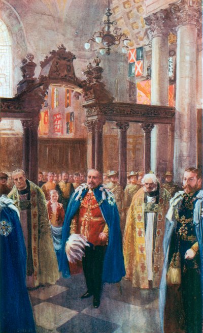 Dédicace de la chapelle de Saint-Michel et Saint-Georges dans la cathédrale Saint-Paul, 12 juin 1906 - Charles Mills Sheldon