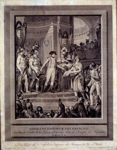 Napoléon distribuant les étoiles de la Légion d