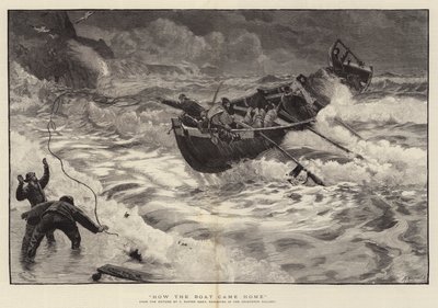 Comment le bateau est rentré - Charles Napier Hemy