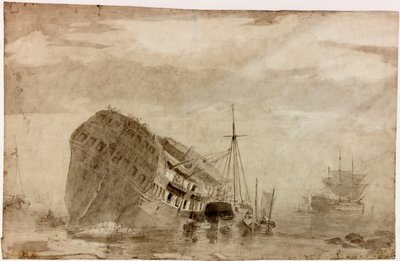 Expédition (encre noire) - Charles Napier Hemy
