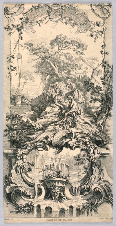 Triomphe de Pomone - Charles Nicolas Cochin the younger